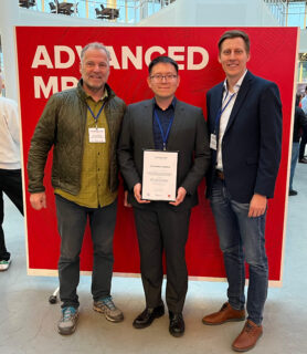 Sandro Wartzack, Jiahang Li and Dennis Horber received the award on behalf of all authors from IPEK and KTmfk.