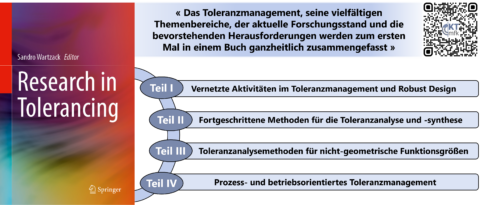 Cover and structure of the book „Research in Tolerancing“